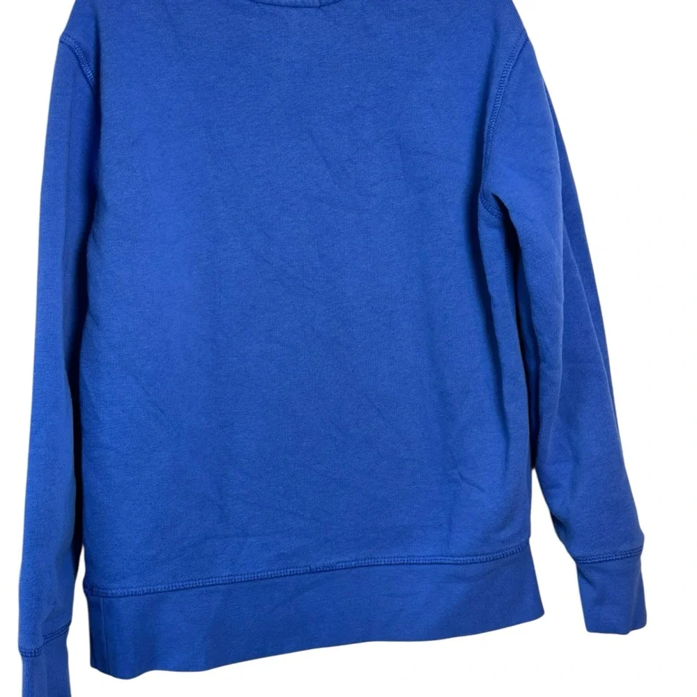 Polo Ralph Lauren Blue Crewneck Sweatshirt with Polo Logo Preppy Warm Winter SZS